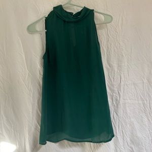 Emerald green blouse